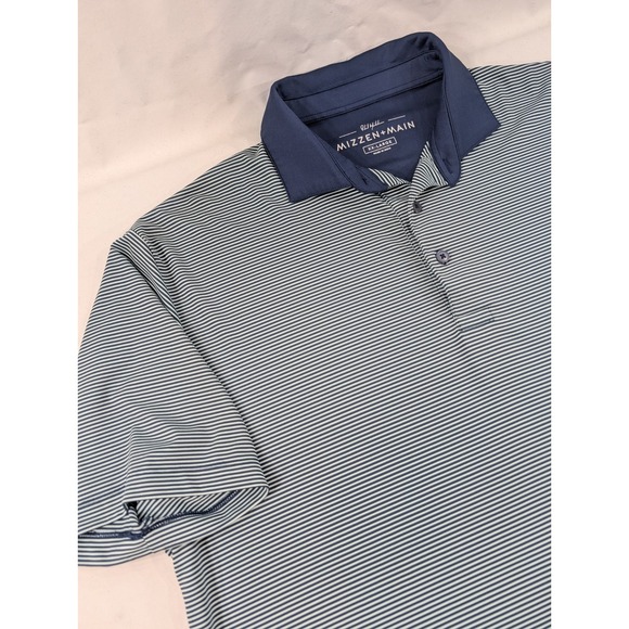 Mizzen + Main Phil Mickelson Men XXL Shirt Polo  Performance Classic Fit Golf - Picture 2 of 7